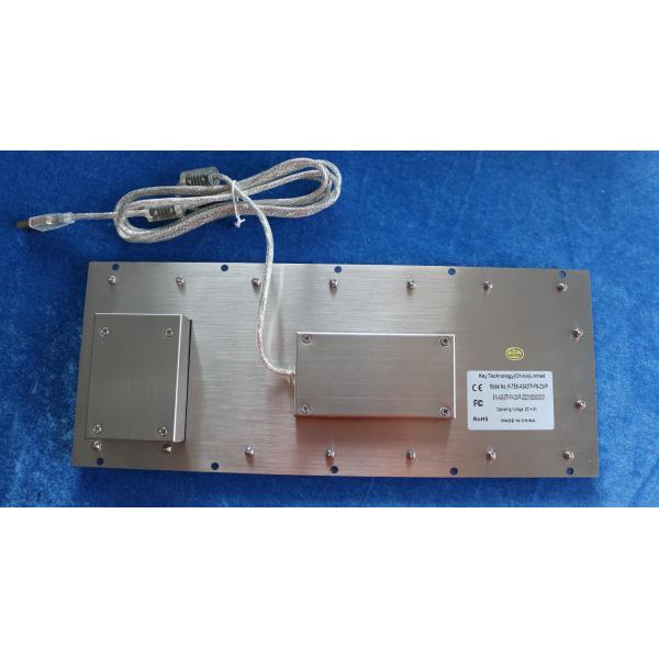 IP67 Dynamic Waterproof Metal Keyboard Washable With Touchpad