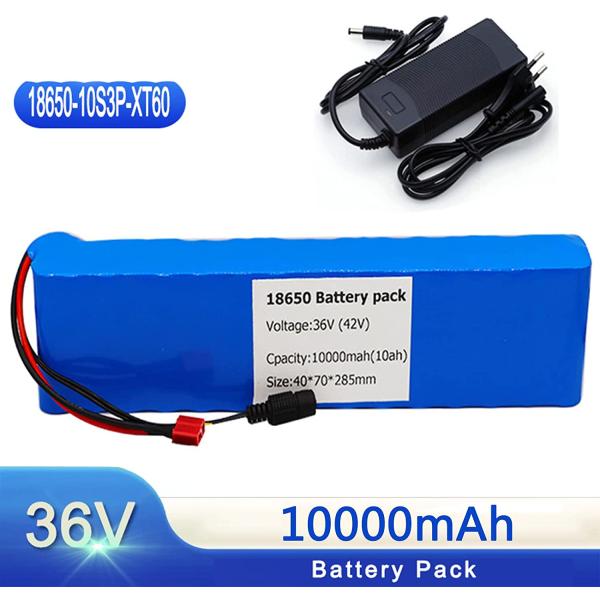 1.5kg Vehicle Lithium Battery 18650 36v 10ah Lithium Ion Battery Pack MSDS