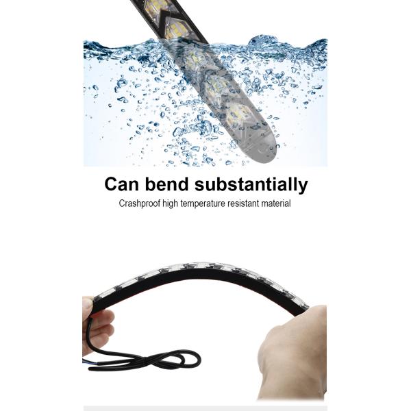 Waterproof Arrow LED Day Time Running Light DC 12V Sequential Led Turn Signals 8000K