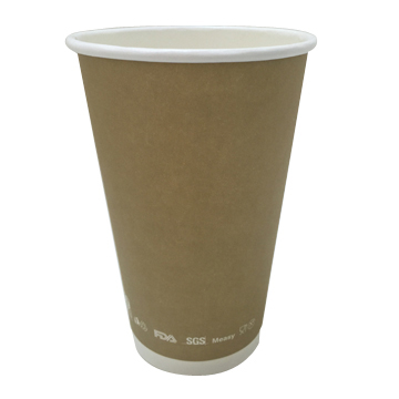 One Wall Hot Kraft Paper Cups For Coffee / Food Grade Paper Espresso Cups