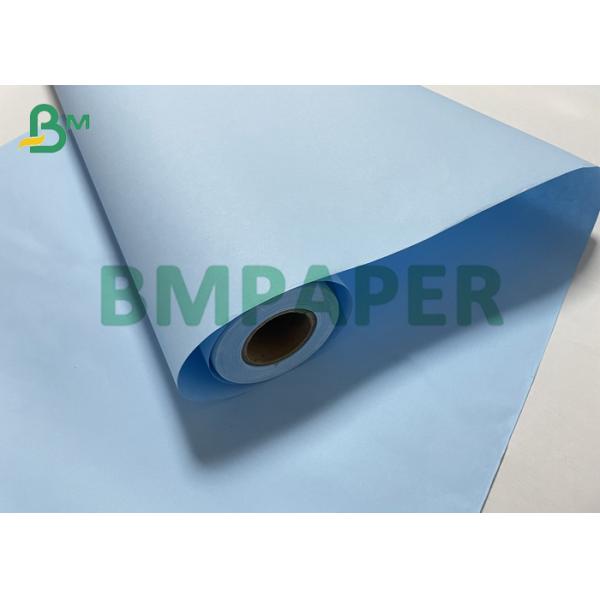 80g Double Sided Blue CAD Plotter Paper For Design Portrayal