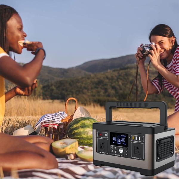 500W Portable Solar Power Station Kits With On Board Charging Micro Inverter