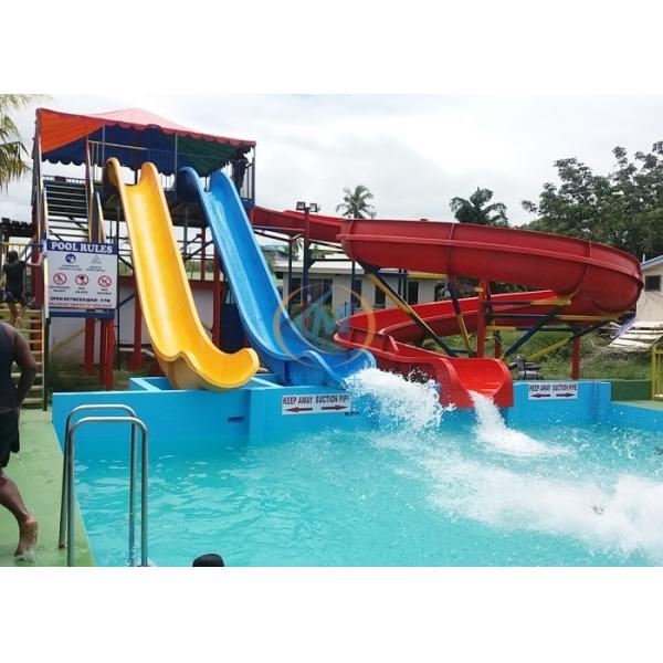 Smooth Surface Spiral Water Tube Slide Water Open Spiral Slide For Teenager Use