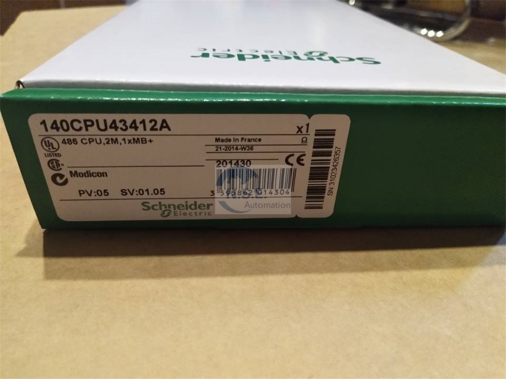China Automated Schneider Electric Parts Schneider Modicon 140CPU43412A Concept Processor wholesale