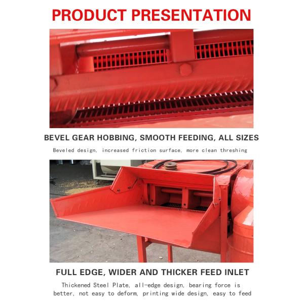 Agricultural Grain Thresher Machine Multi Functional Voltage 380V