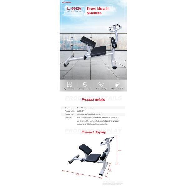Q235 Commercial Grade Gym Equipment Draw Muscle Machine
