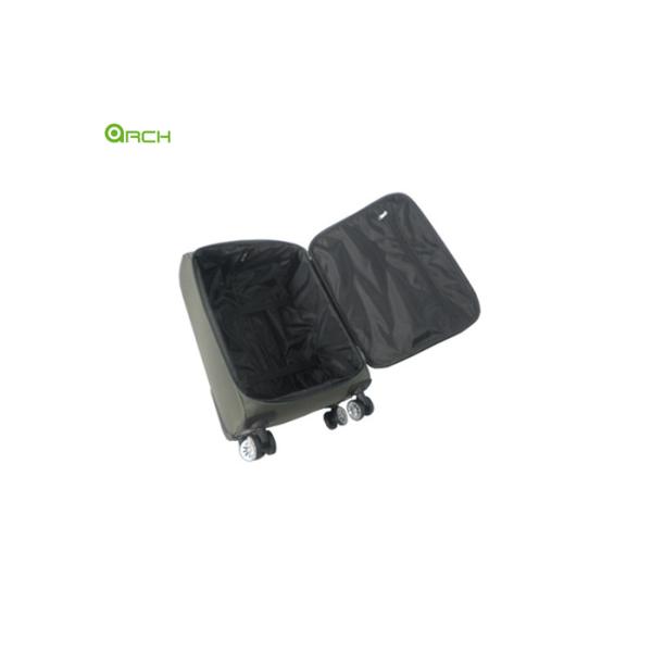 1680D Imitation Nylon Trolley Case Soft Sided Luggage with Flight Wheels
