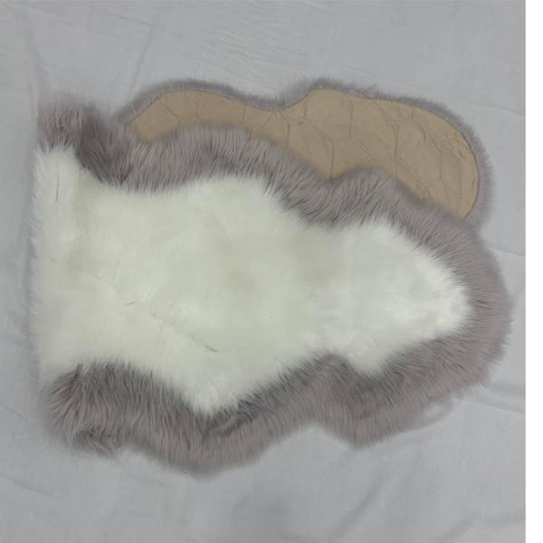 Fake Sheepskin Bench Pad Fluffy Seat Pad Floor Mat
