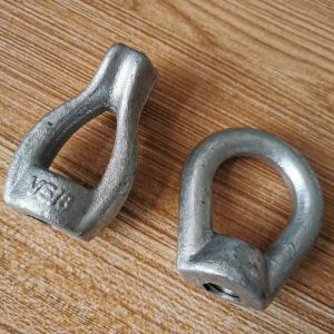 Investment Casting Pole Line Hardware Steel Material HDG Surface Treatment