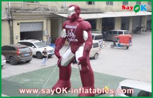 China Durable Inflatable Iron Man / Spider Man Cartoon Character Hero For Event wholesale