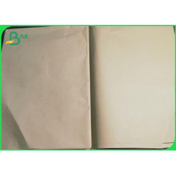 Recylabed Unbleached Brown Kraft Paper Roll 65gsm 110gsm 120gsm 30" 48"