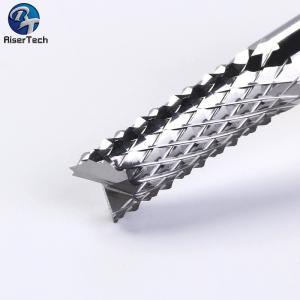 China Corn Teeth Flute CNC Router Bits Carbide End Mill For PCB Board Carbon Fiber / Wood Tools on sale
