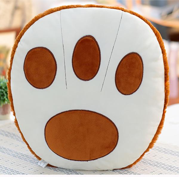 Bear Paw Shape Soft Chair Cushions , PP Cotton Filling Chair Cushion Pads
