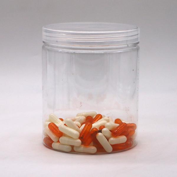 Food Storage Made Simple 700ml PET Transparent Bottle with Aluminum/plastic Screw Cap