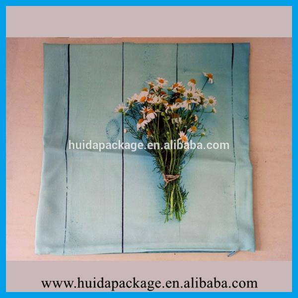 Customized hot popular print promotional polyester cushion cover with/out inner filling for small MOQ n good quality