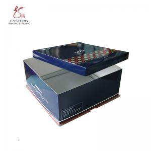 China Colourful 350gsm Cardboard Personalised Cake Boxes , Pastry Packaging Box With Lid on sale