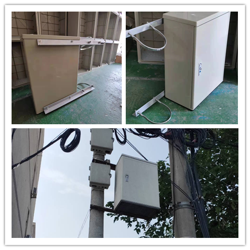144 Core Outdoor Fiber Optic Distribution Cabinet FTTH Waterproof SMC Material