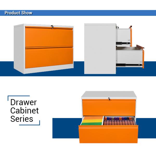 0.092 CBM 900mm Width File Hanger 2 Drawer Cabinet