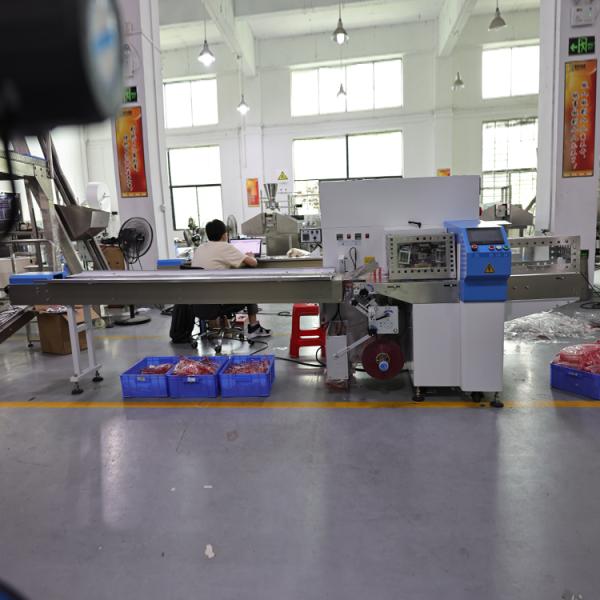 High Speed Automatic Servo Pillow Wrapper for Bakery Candy Hardware