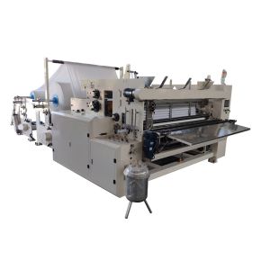 Toilet Paper / Maxi Roll / Kitchen Towel Making Machine With Embossing