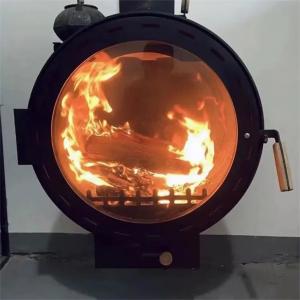 China Modern Home Central Heating Wood Burning Round Stove And Hanging Fireplace wholesale