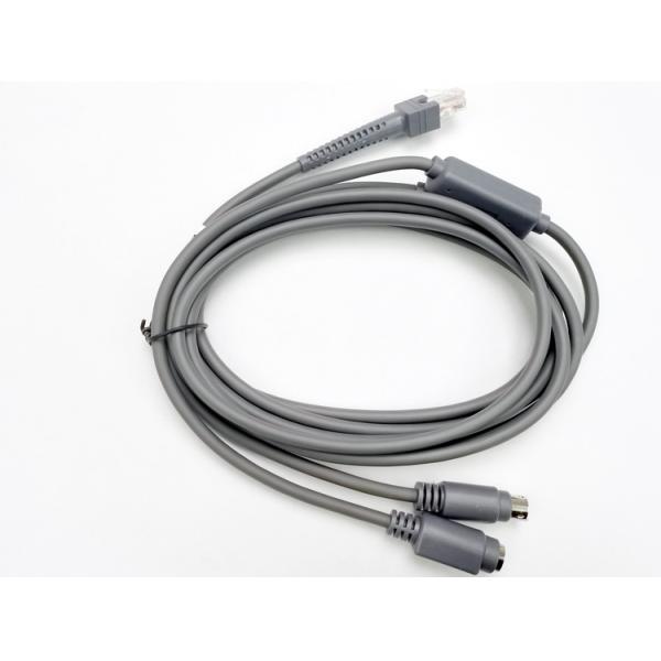 2M PS2 KB To Rj45 Barcode Scanner Cables For Symbol LS2208