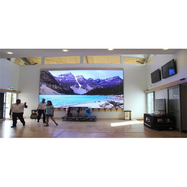 P1.25mm Indoor Fixed LED Display Ultra Slim Design IP40/IP21 Ingress Protection