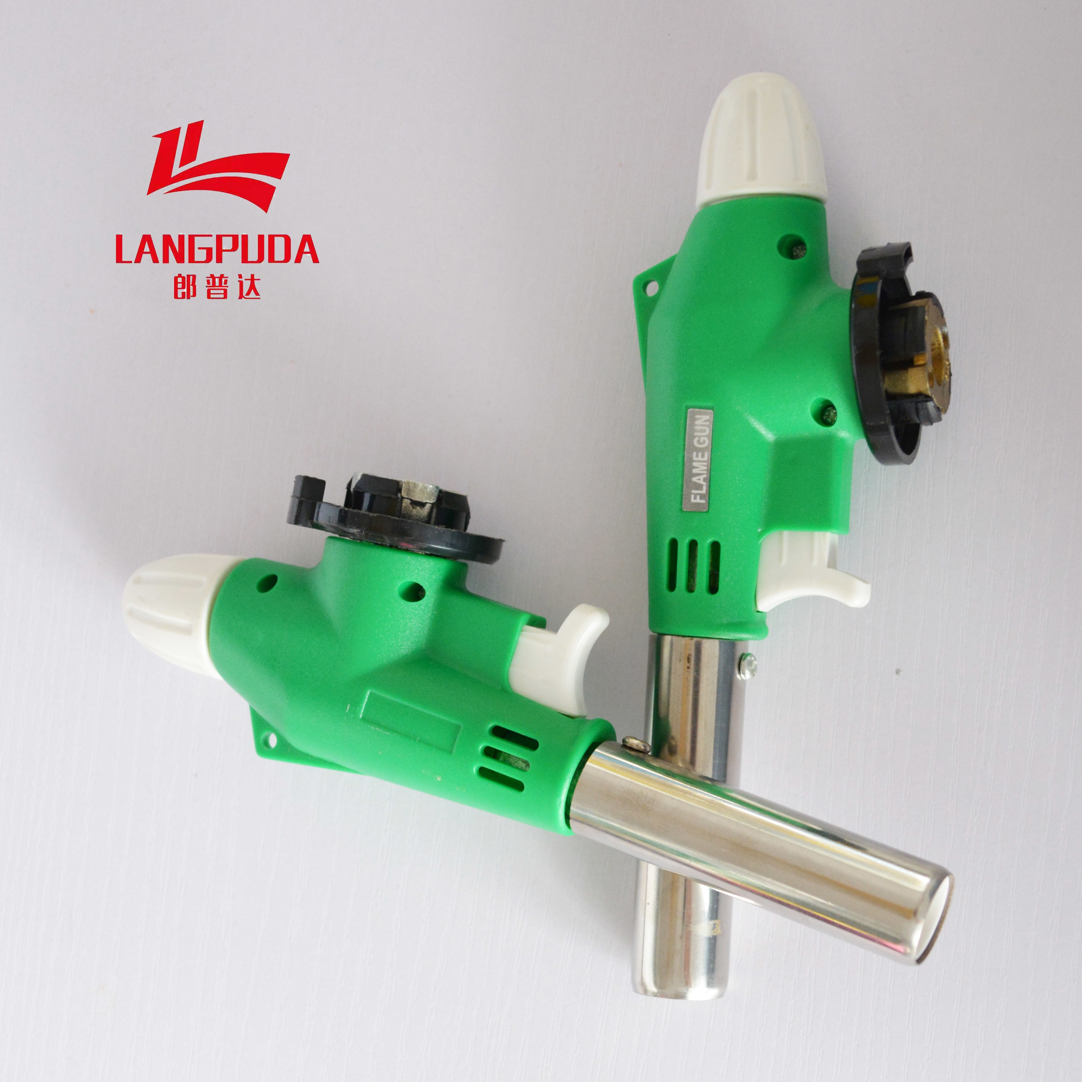 China Plastic 18cm Portable Flame Gun , 150g/h Butane Heating Torch wholesale