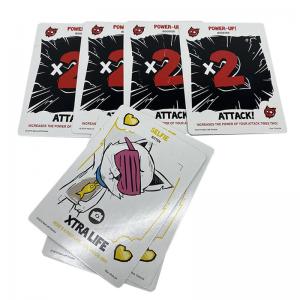 China OEM Promotion Custom Playing Cards Varnishing Surface Finishing on sale