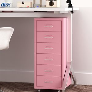 China Knock Down Drawer Filing Cabinet Metal Drawer Mobile Pedestal wholesale