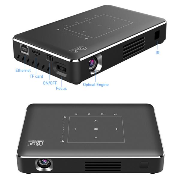 150 ANSI Lumens Home Theater Full HD 4K Projector Android 9.0 BT 4.2