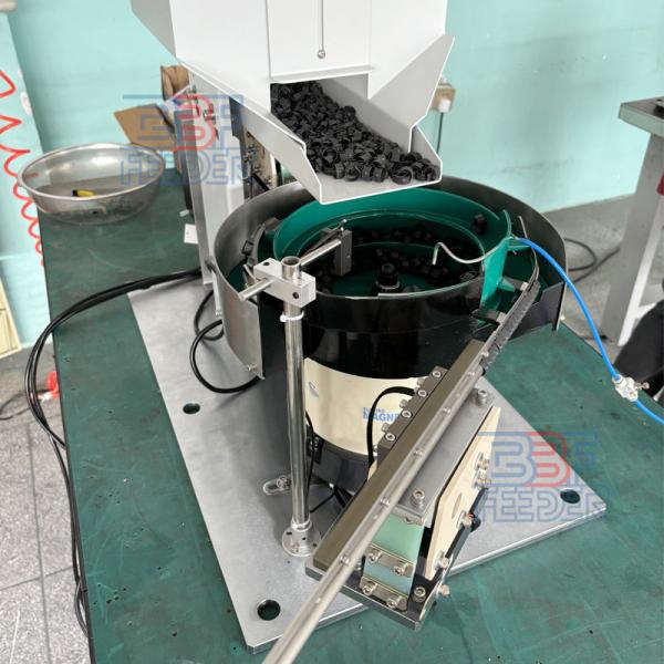 Hopper Storage Vibratory Bowl Feeder Circular Material Plastic Parts Vibrating Feeding