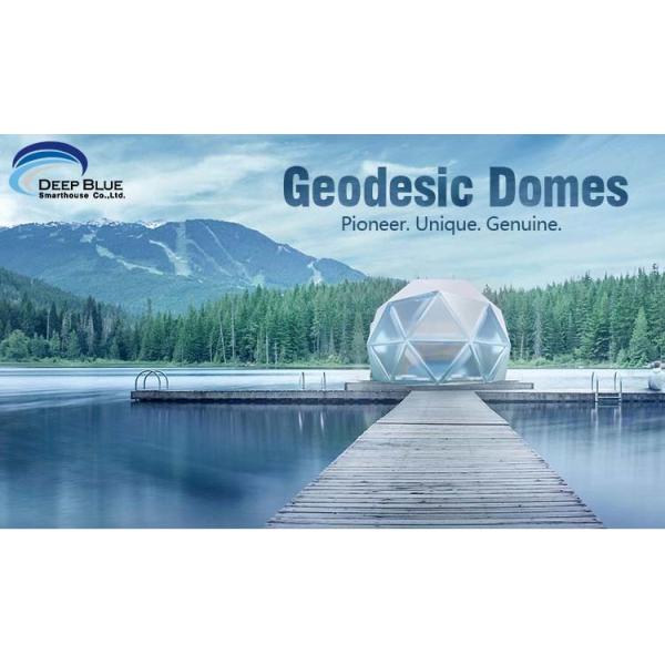 Light Steel Frame Movable Cabin Hotel Prefab Geodesic Dome House Dome Kits Deepblue Smarthousing