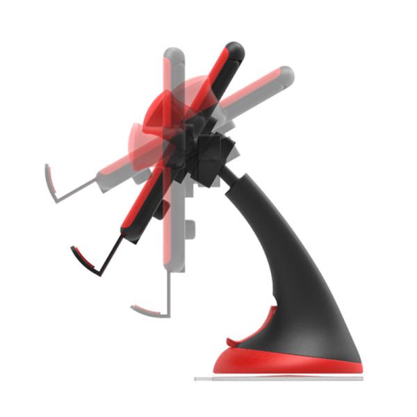 10W Qi Wireless Charging Vehicle Dock , Dashboard Air Vent Holder Charger