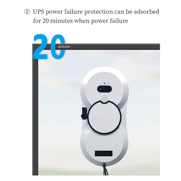 Household Window Glass Cleaning English Operating Intelligent Robot Window Cleaner Robot