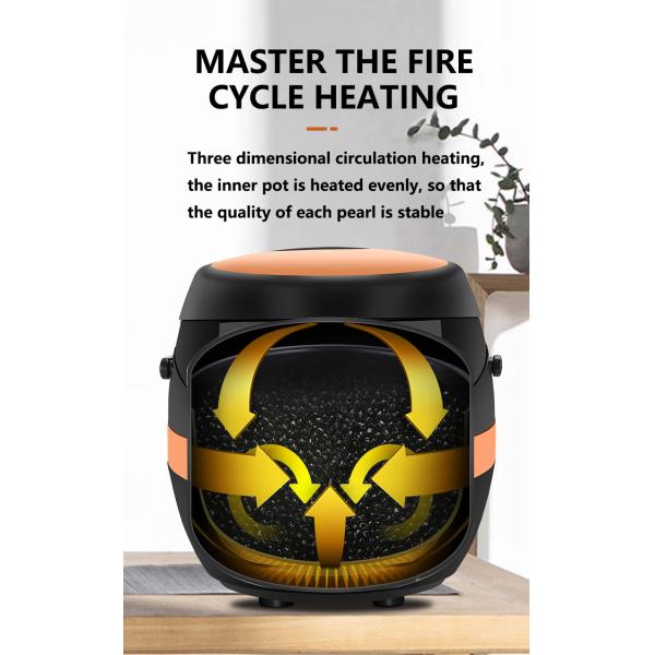 Commercial Tapioca Pearl Cooker 8L Fully Automatic Boba Milk Tea with App-Controlled