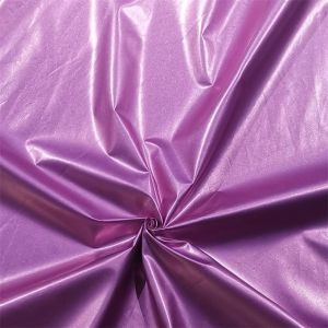 Pongee PU Breathable Softshell 75dX75d Shiny Polyester