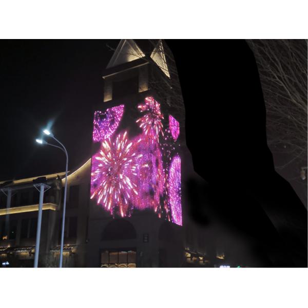 Advertising LED Mesh Screen Outdoor High Brightness DIP For Buildings