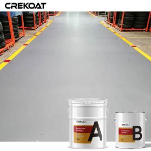 China Eco Friendly Non Slip Epoxy Floor Coating Withstands Heavy Impacts Spaces High Gloss wholesale