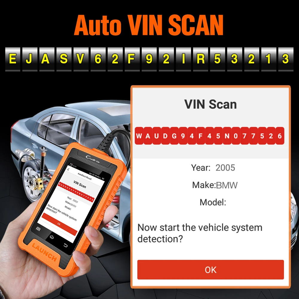 LAUNCH X431 Elite Car Full System Diagnostic Tools Auto OBD OBD2 Scanner Active Test ECU Coding Multilingual Free Update