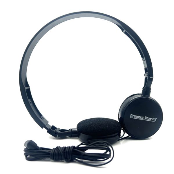 Music Player Compatible Stereo Over Head Wired Headphones for Ride Foldable Low Latency High Resolution