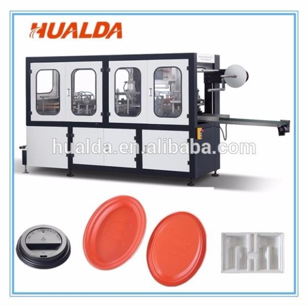 High speed disposable pp cup lid sealing machine for paper box