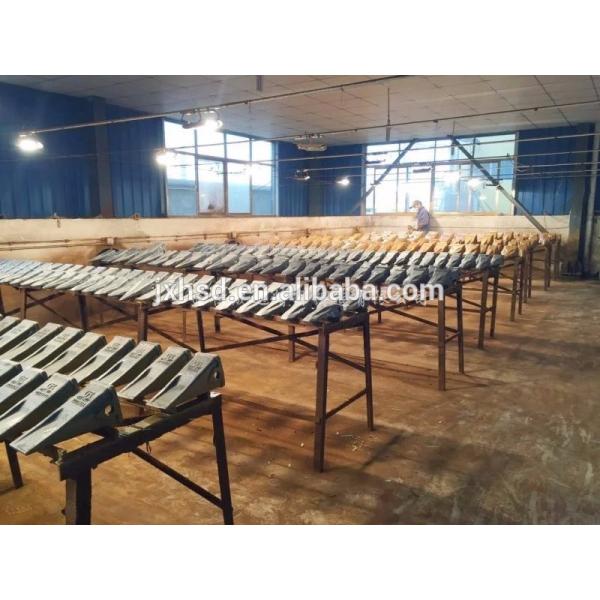 Ground engaging tools excavator&loader spare parts bucket flat teeth with alloy steel material from China