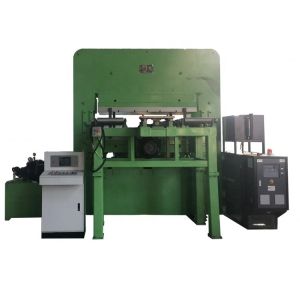 China Blue Rubber Oil Seals Vacuum Molding Vulcanizing Press Machine 200T/250/300Tons for Manufacturing Plant on sale