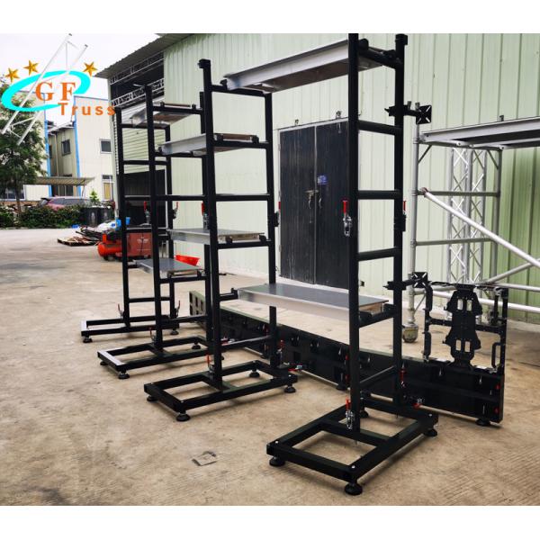 Aluminum 6061-T6 Portable Led Display Truss Ladder Shape