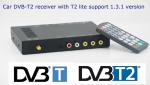 DVB-T2E car DVB-T2 digital TV receiver with one tuner one antenna