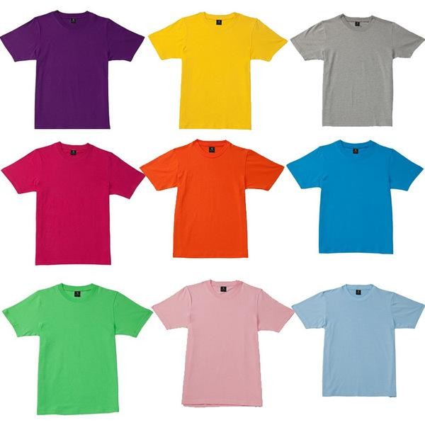 Breathable Crew Neck Short Sleeve Blank Plain T Shirts Customized Classic