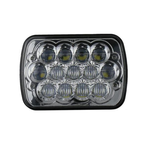 Rectangular 7x6 inch Led Jeep Headlight High Low H4 5D Projectors