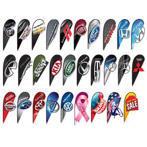 Polyester Promotional Teardrop Banners Custom Teardrop Flag Banners Doublde Side