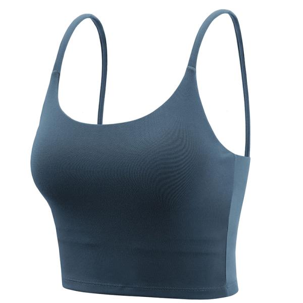 ODM Womens Longline Sports Bra With Padding Spandex Material